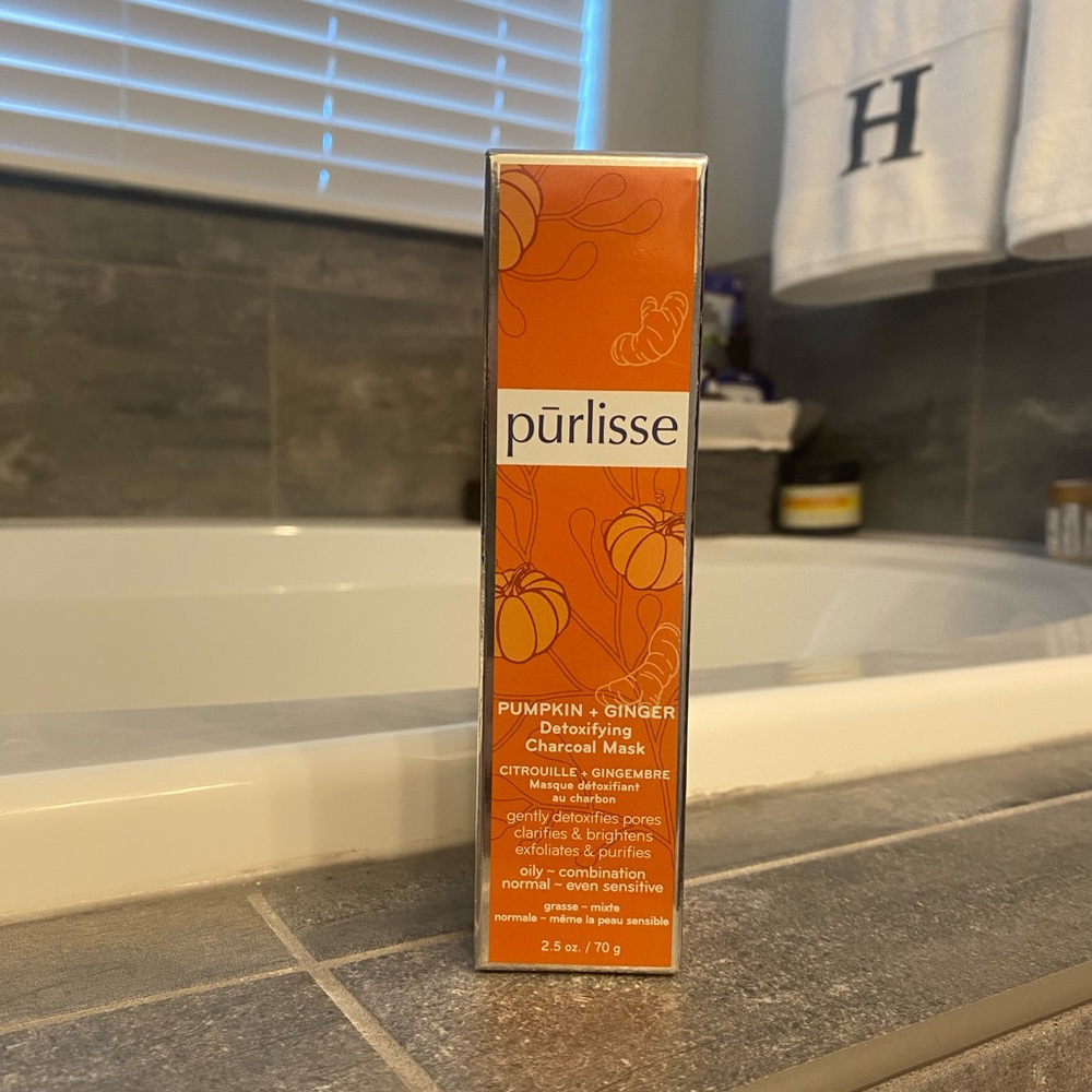 Purlisse Pumpkin + Ginger Charcoal Mask